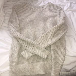 Cream/gold sweater